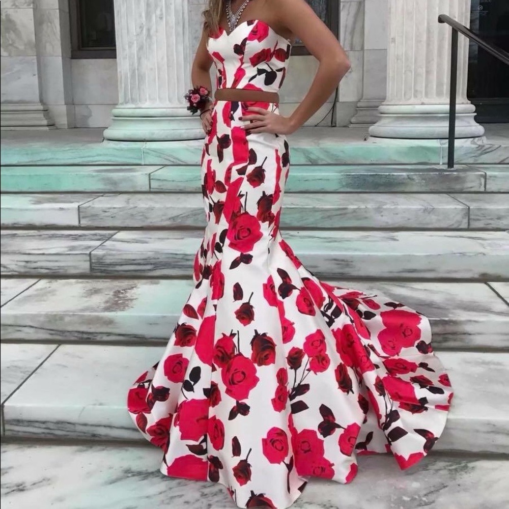 Floral Prom Dress